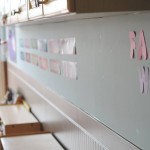 classroom wall view